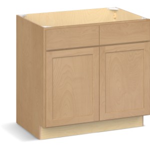 RELIABILT Parkstone II Sink Base, Wheat Stained, 36" W, 2 Doors, Fully Assembled - 641107 | Lowe's Pro Supply